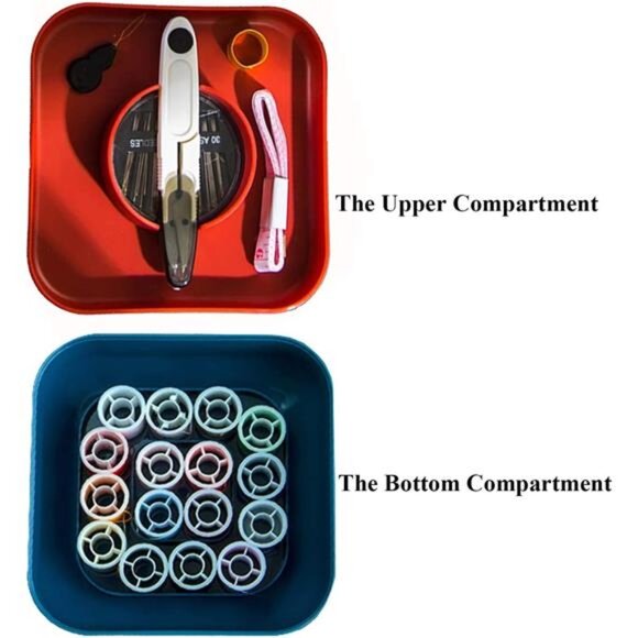 Sewing Kit, Sewing Kits for Adult, Needle and Thread Kit, Hand Sew Box - Picture 3 of 7